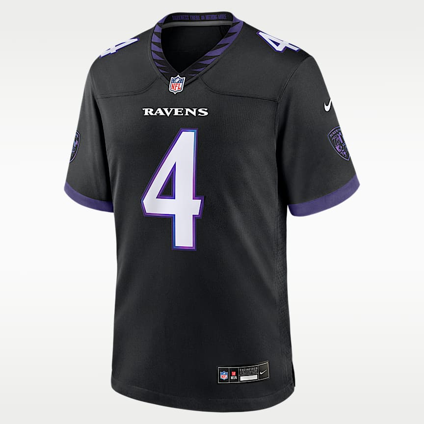 Lamar Jackson Baltimore Ravens Big Kids' Short-Sleeve T-Shirt